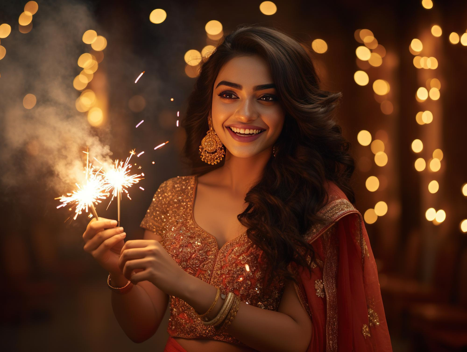 Sparkling Joy: The Magic of Sparklers in Diwali Celebrations